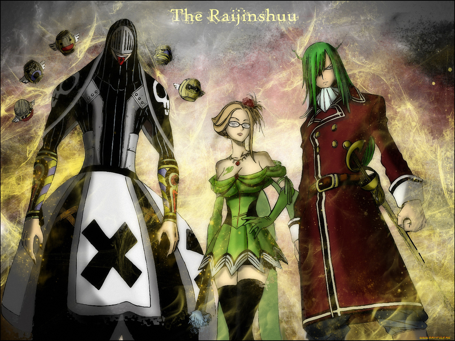 , fairy tail, , freed, justine, bickslow, evergreen, , 
